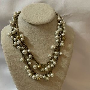 Stella and Dot Pearl and Bead Necklace